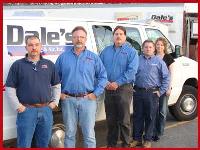 Dale's Heating & Air of Ooltewah TN technicians performing AC and air conditioniner repairs.